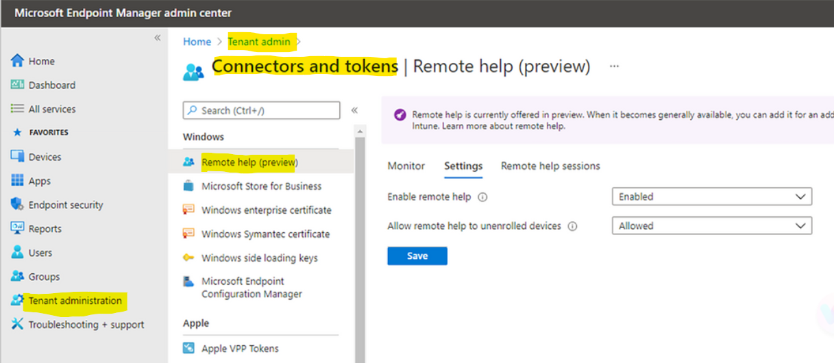 New Intune Remote Help Solution Is Available Now HTMD Blog