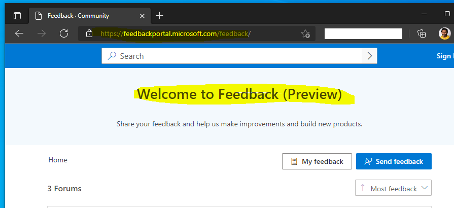 Microsoft Feedback UserVoice for Intune SCCM Dead