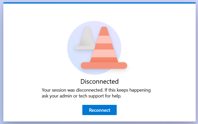  Cloud PC Disconnected Messages 