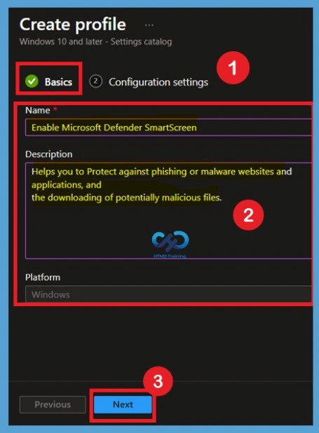 Configure Microsoft Defender SmartScreen to Improve Windows Security using Microsoft Intune- Fig.3
