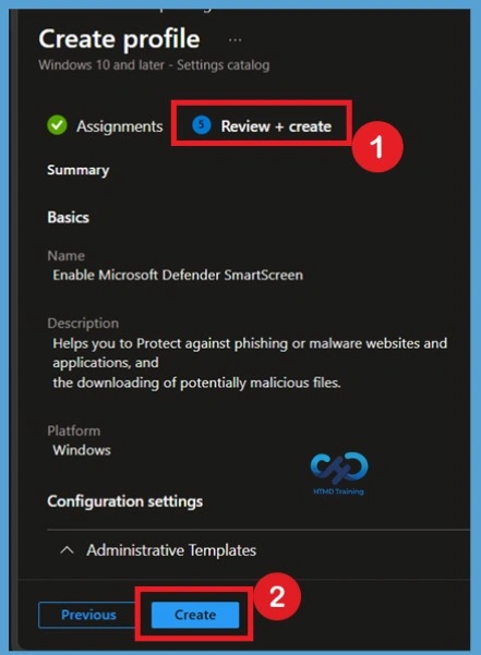 Configure Microsoft Defender SmartScreen to Improve Windows Security using Microsoft Intune- Fig.9