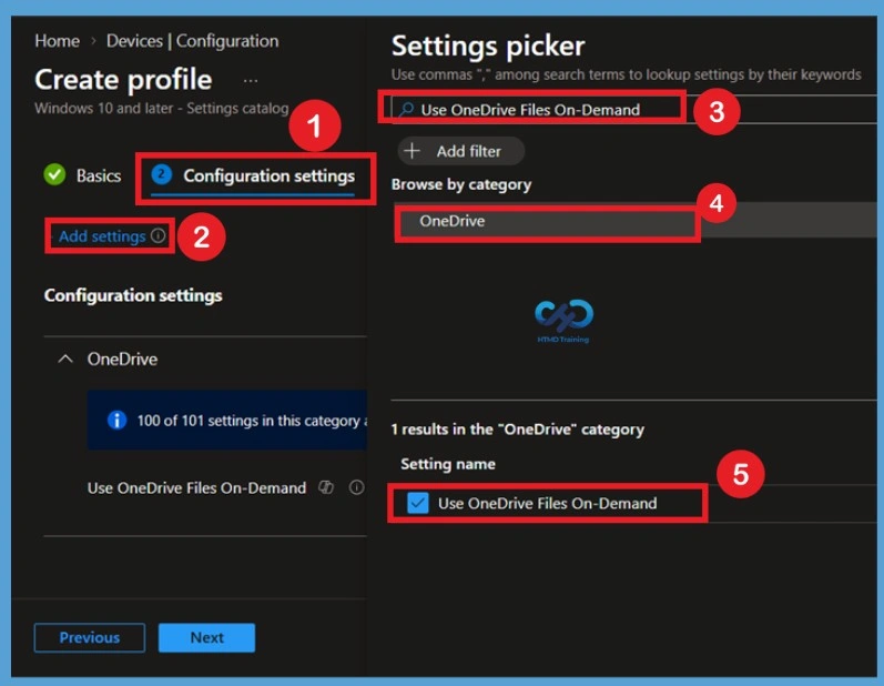 Configure OneDrive Files On-Demand Policy to Reduce Local Storage Usage using Intune 6 Configure OneDrive Files On-Demand Policy to Reduce Local Storage Usage using Intune- Fig.5