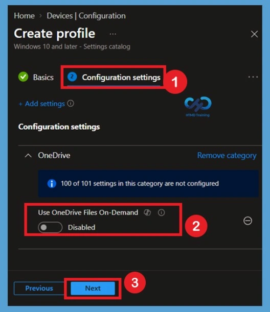 Configure OneDrive Files On-Demand Policy to Reduce Local Storage Usage using Intune 7 Configure OneDrive Files On-Demand Policy to Reduce Local Storage Usage using Intune- Fig.6