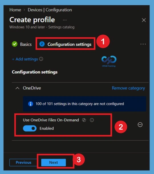 Configure OneDrive Files On-Demand Policy to Reduce Local Storage Usage using Intune 8 Configure OneDrive Files On-Demand Policy to Reduce Local Storage Usage using Intune- Fig.7
