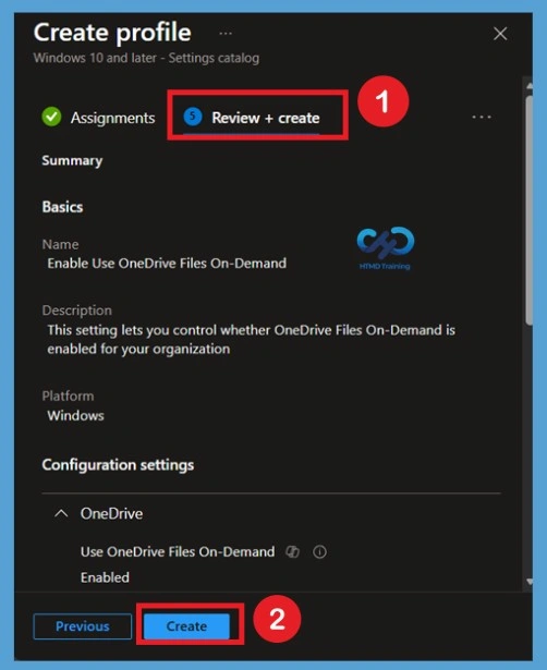 Configure OneDrive Files On-Demand Policy to Reduce Local Storage Usage using Intune 11 Configure OneDrive Files On-Demand Policy to Reduce Local Storage Usage using Intune- Fig.10