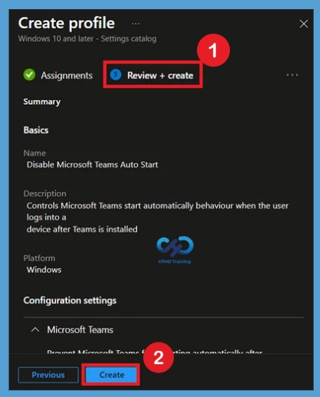 Prevent Microsoft Teams Auto Start to Reduce Unnecessary Background Activity using Intune 10 Prevent Microsoft Teams Auto Start to Reduce Unnecessary Background Activity using Intune-Fig.9