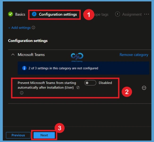Prevent Microsoft Teams Auto Start to Reduce Unnecessary Background Activity using Intune 6 Prevent Microsoft Teams Auto Start to Reduce Unnecessary Background Activity using Intune-Fig.5