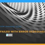 Fix Scan failed with error 0x80244022 SCCM