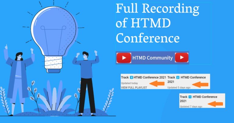 Full Recording of HTMD Conference 2021