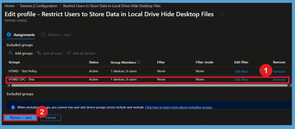 Restrict Windows Drive Access to Protect Sensitive Data using Microsoft Intune -Fig.13