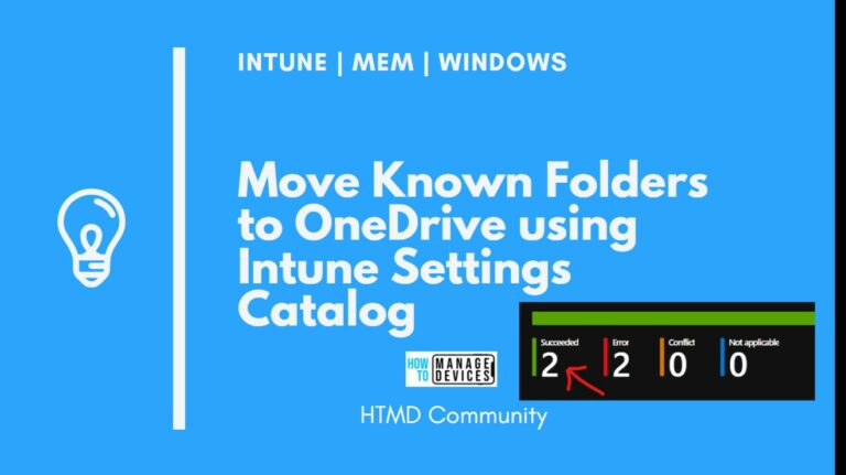 Silently Move Known Folders to OneDrive