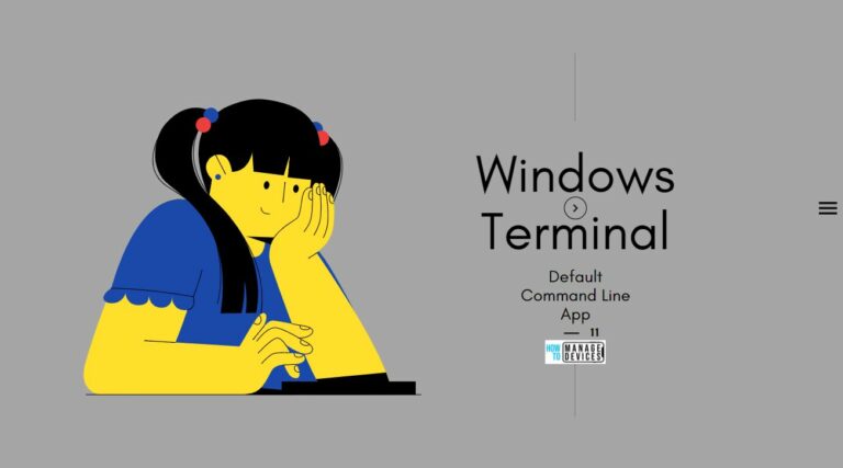 Windows Terminal Default Command Line in Windows 11