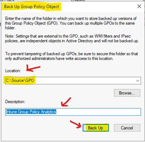 Fix GPO Backup option is Missing Issue 1