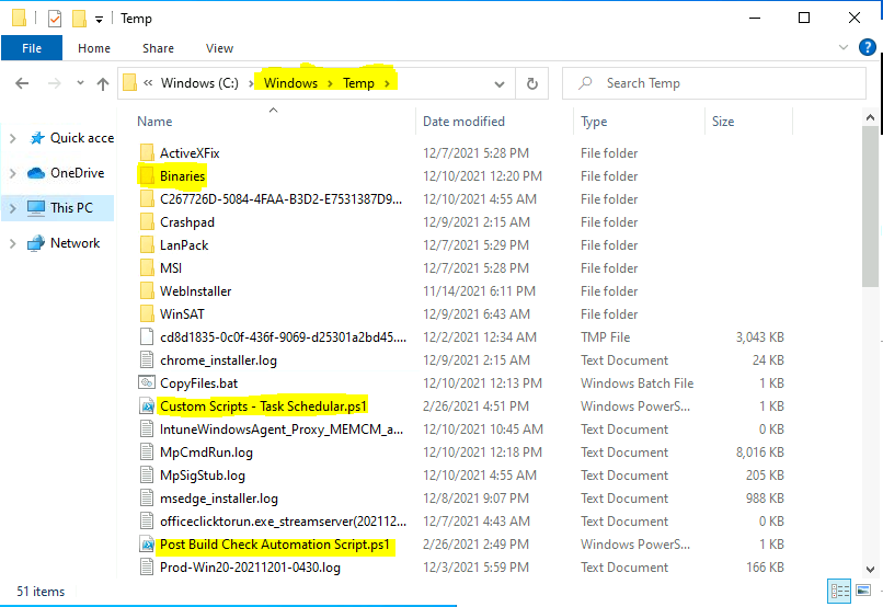 Client Machine Destination Folder - Copy Files to Client Machines Using SCCM 