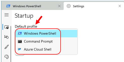  Set your Default Windows Terminal Profile 