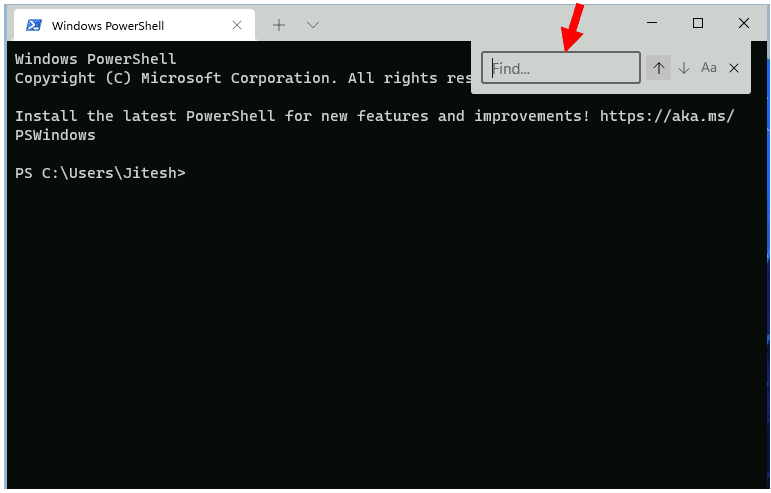  How to Search in Windows Terminal 