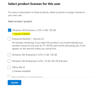 Assign Windows 365 Cloud PC License From Cloud PC Portal HTMD Blog