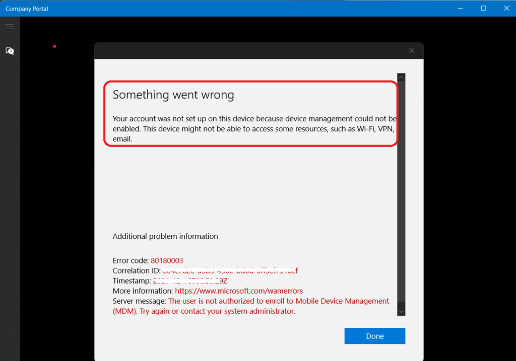 Fix Intune Enrollment Errors 0x80180014 80180003 Unknown Win32 Error Code Failed Issue