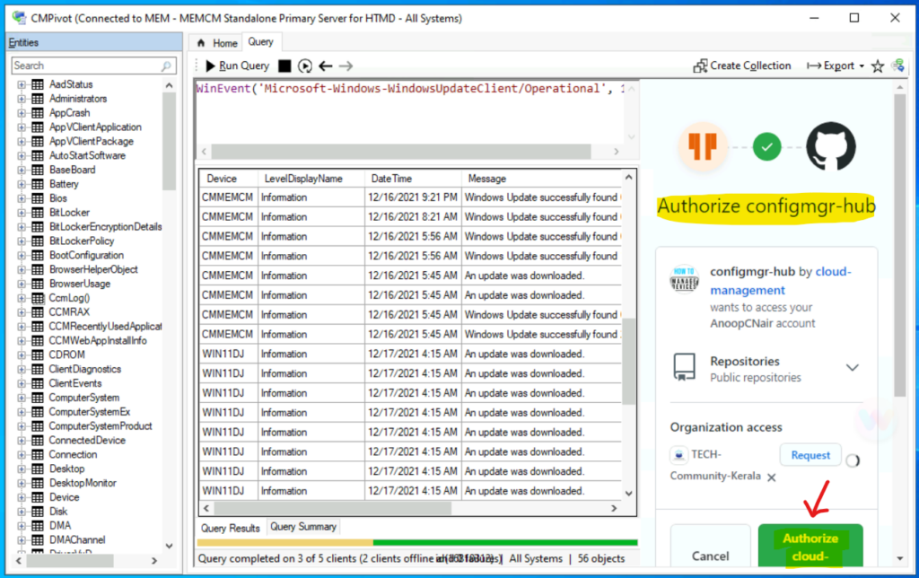 Publish CMPivot Query to the SCCM Community Hub Contributions