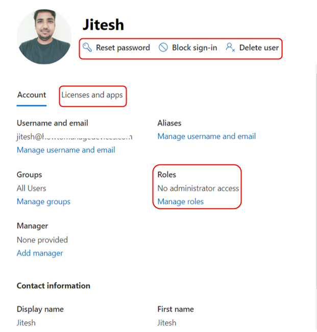 Manage licenses, Roles - Cloud PC User