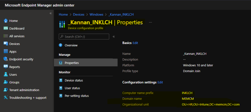 Set Computer Name During Windows Autopilot Hybrid Azure AD Join using Intune 15 Device Configuration Profiles to Set Naming Standards for Hybrid Azure AD joined Devices