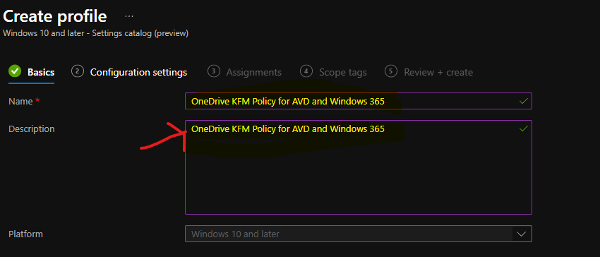  Intune Policy to Silently Move Known Folders to OneDrive 