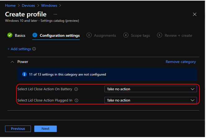 Easily Manage Device Power Options Using Intune 2