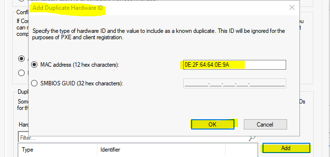  Fix SCCM PXE Issues with C Type Network Adapter Duplicate MACID 