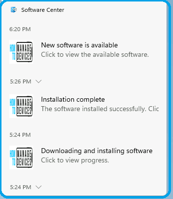 Setup Notification Logo for Software Center in SCCM