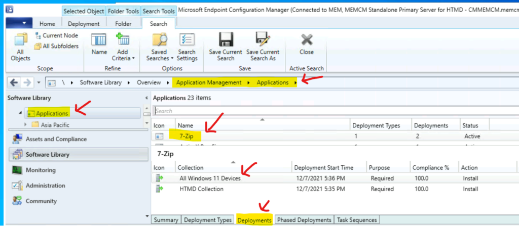 Switch on the Notification from Deployment Settings