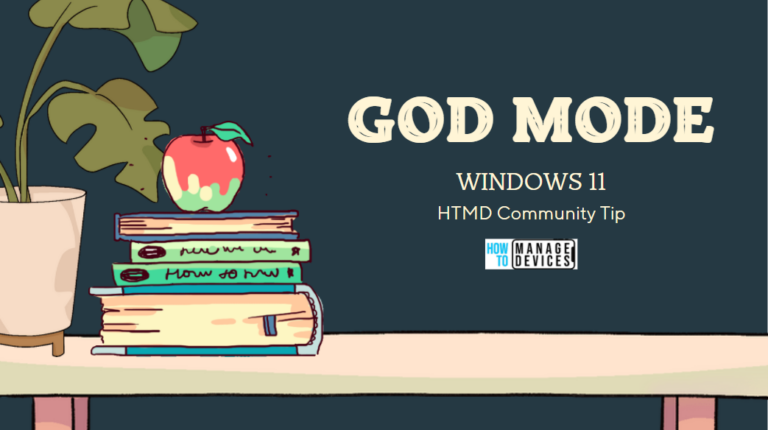Enable God Mode on Windows 11