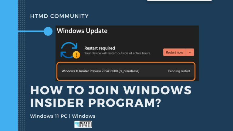 How to Join Windows Insider Program from Windows 11 PC