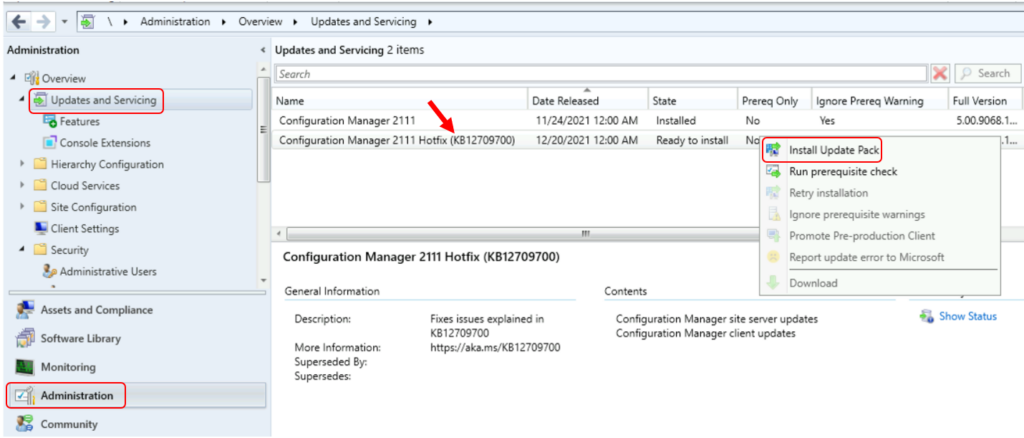 HTMD Newsletter from 3rd to 7th January 2022 1 ConfigMgr 2111 Hotfix KB12709700 - HTMD Newsletter from 3rd to 7th January 2022