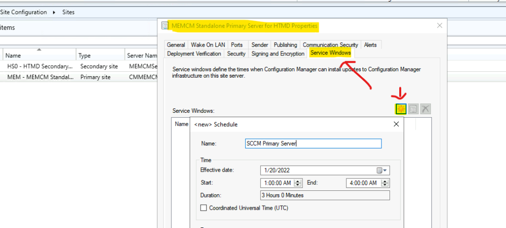 Enable SCCM Maintenance Mode for Distribution Point DPs Clients Primary Server 2 Enable SCCM Maintenance Mode for Distribution Point DP - SCCM Service Windows for Primary Servers