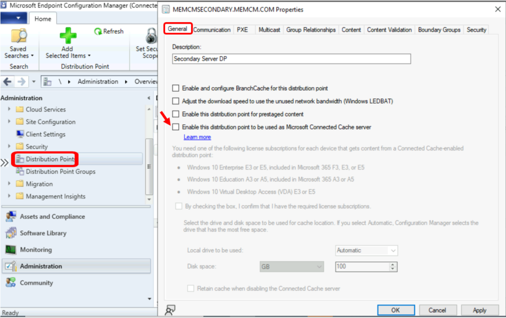 ConfigMgr Hotfix KB12819689 Microsoft Connected Cache Component Update