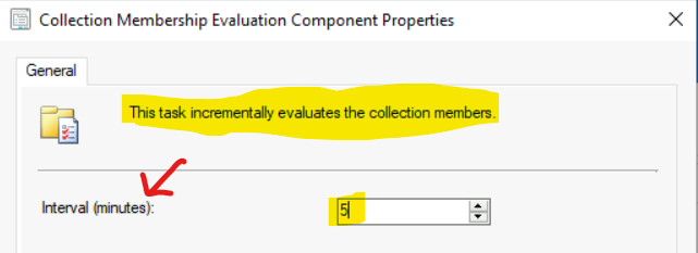 Change SCCM Collection Incremental Updates Schedule Interval 5 Change SCCM Collection Incremental Updates Schedule Interval