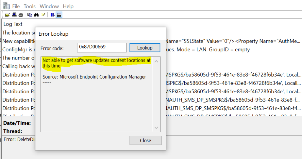 Fix Unable to Download Software Change Returned Error Code 0x87D00669