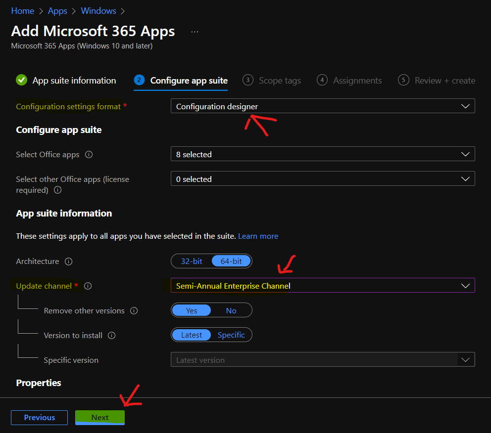 Deploy Office 365 Pro Plus Suite to Windows 11 using Intune Fig. 4