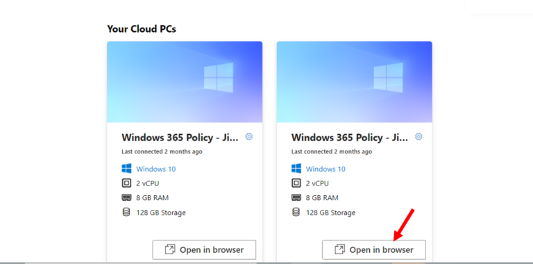 Windows 365 Cloud PC Password Reset Options | New Web Client Experience ...