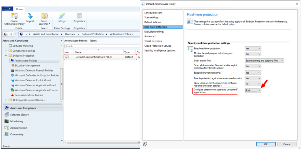 Enable Audit Mode for PUA Detection in SCCM 2 Enable Audit Mode for PUA Detection in SCCM