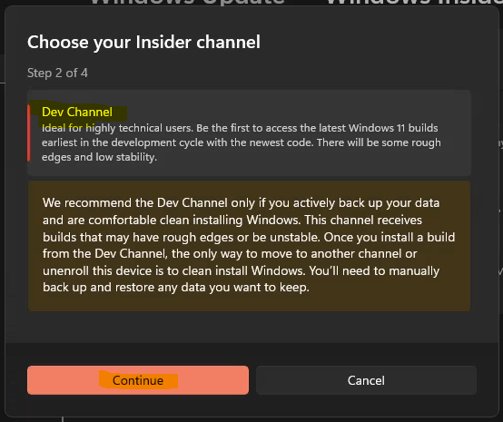 How to Choose Windows Insider Channel - Dev Beta Release