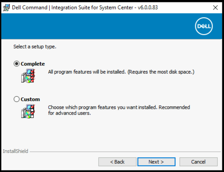 Install Dell Command Integration Suite DCIS for SCCM