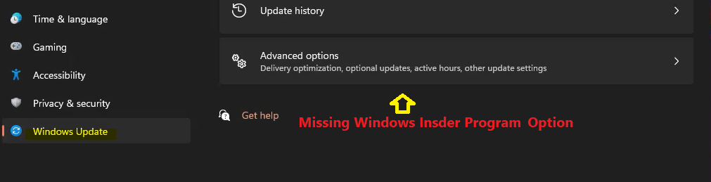 Fix Missing Windows Insider Program Option from Windows 11 PC 1 Fix Missing Windows Insider Program Option from Windows 11 PC