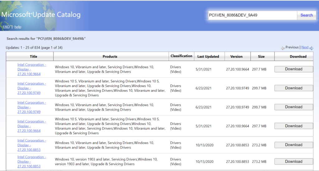 Microsoft Update Catalog - FIX Unknown Device Drivers in Device Manager