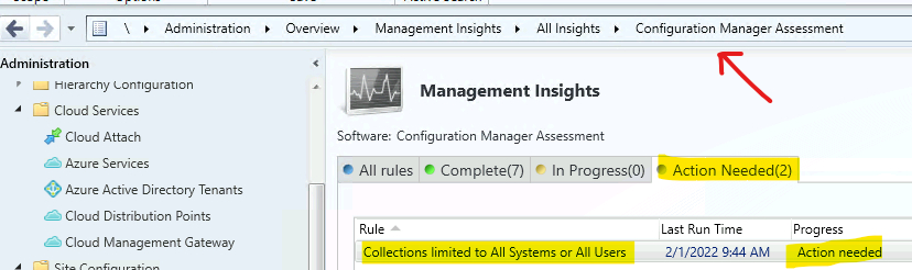 Management Insights - Collections Limited to All Systems or All Users