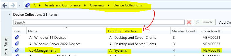 Fix SCCM Limiting Collection Issue