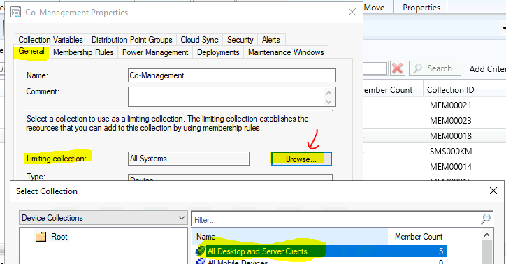 Fix SCCM Limiting Collection Issue