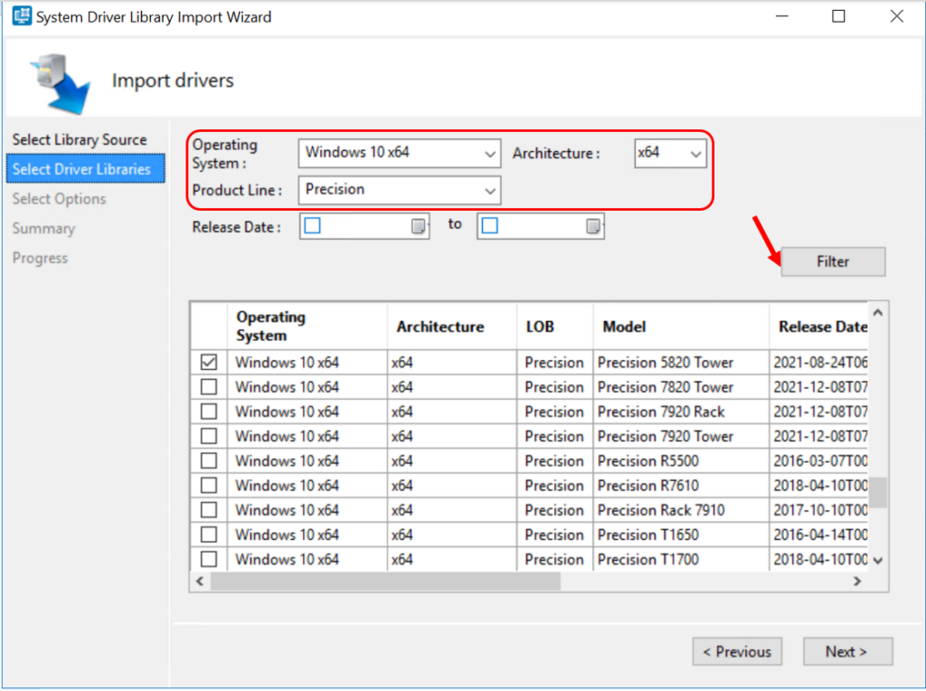 Import Drivers - Dell Driver Management Using SCCM