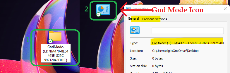 Enable God Mode on Windows 11