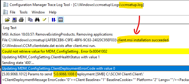 SCCM logs SCCM Log Files Updated List Client and Server